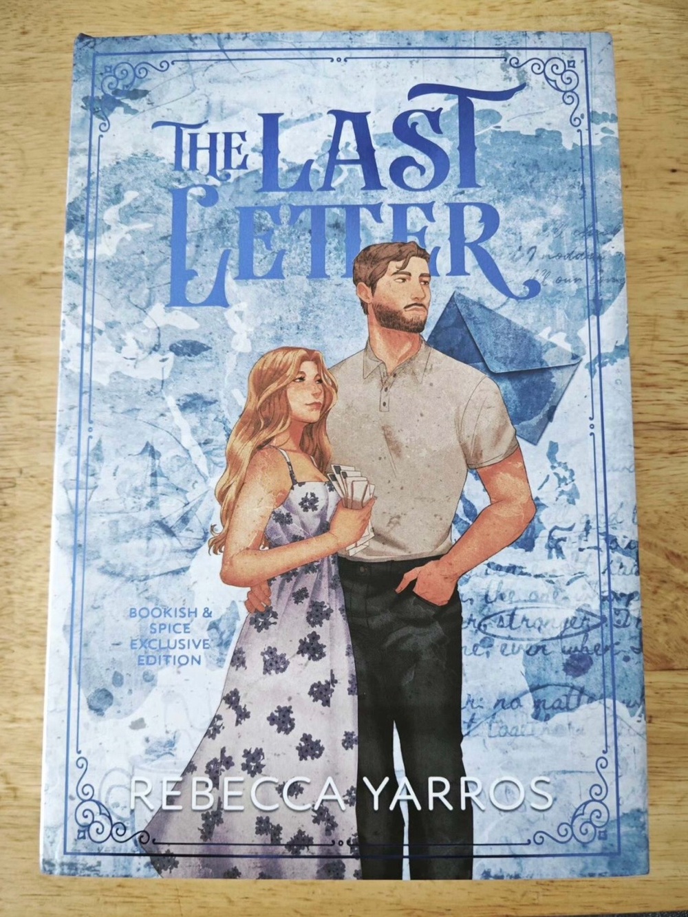 The Last Letter by Rebecca Yarros - Blue Cover